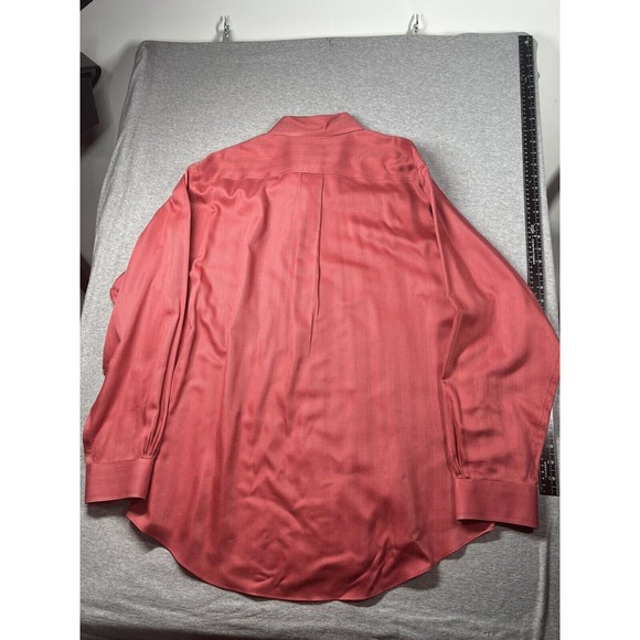 Brooks Brothers 346 Non-Iron All Cotton red Shirt Large button‎ down casual - Picture 5 of 8